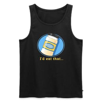 Mayonnaise Mayo Lover Gifts - Men's Premium Organic Tank Top - black - Front - Michal (187cm)