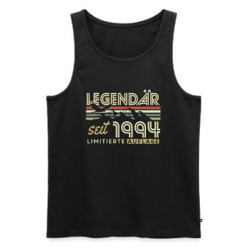 Légendaire Depuis 1994 Vintage Vintage Anniversaire - Débardeur bio Premium Homme - noir - Devant - Michal (187cm)