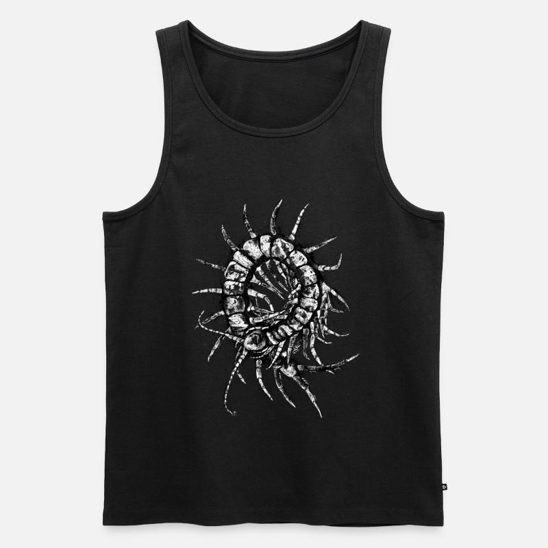 Centipede - Männer Premium Bio Tank Top - Schwarz