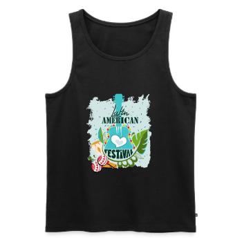 Latin Musik Dance American Festival T-Shirt Gift - Männer Premium Bio Tank Top - Schwarz - Vorne - Michal (187cm)