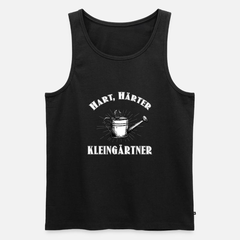 lustiges Kleingärtner Geschenk - Männer Premium Bio Tank Top - Schwarz