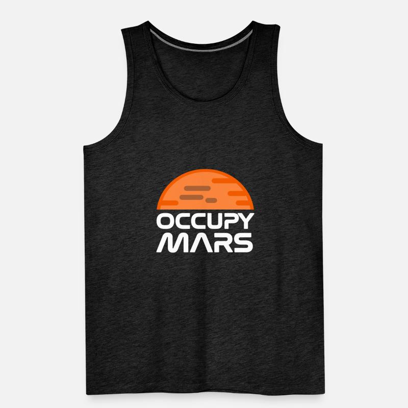 occupy mars Men's Premium Organic Tank Top
