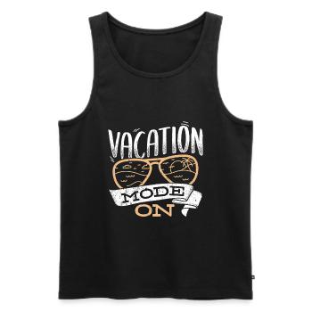 Spring Break Gateaway - Männer Premium Bio Tank Top - Schwarz - Vorne - AI Model Male 178 light (178cm)