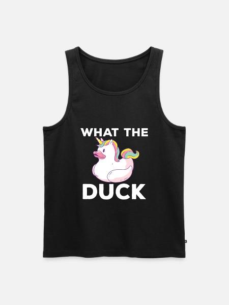 I like ducks What the Duck Yellow ducks - Men's Premium Organic Tank Top - black