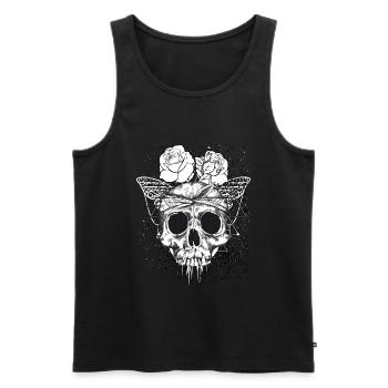 Occult Goth Grunge Gothique Punk Metal - Débardeur bio Premium Homme - noir - Devant - Michal (187cm)