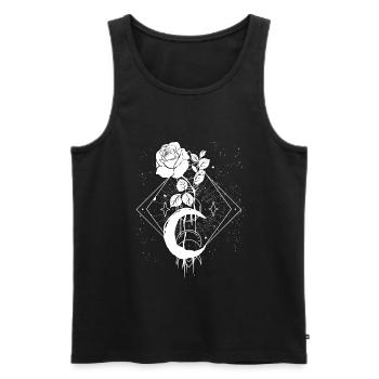 Occult Goth Gothique Punk Grunge - Débardeur bio Premium Homme - noir - Devant - Michal (187cm)