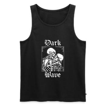 Occult Goth Gothic Punk Grunge - Men's Premium Organic Tank Top - black - Front - Michal (187cm)