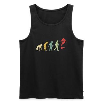 Evolución de la sirena - Débardeur bio Premium Homme - noir - Devant - AI Model Male 178 light (178cm)