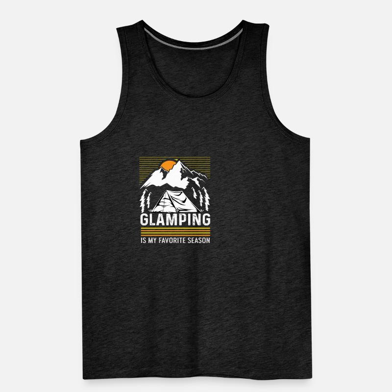 Meine lieblingsjahreszeit Explorer oder Backpacker Männer Premium Bio Tank Top