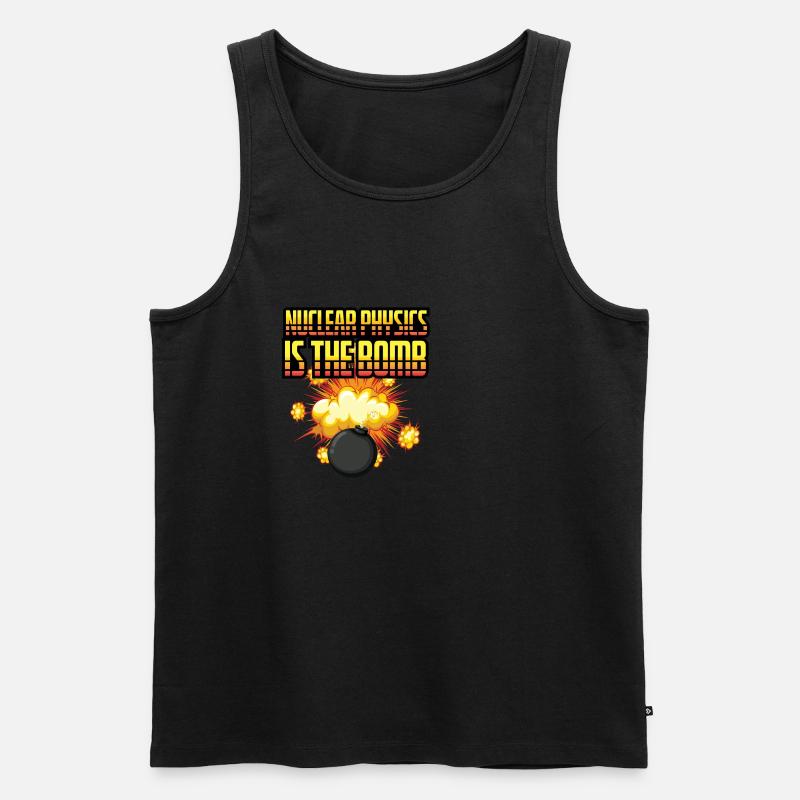 Kernphysik Wissenschaftler oder Ausbilder Gift - Männer Premium Bio Tank Top - Schwarz