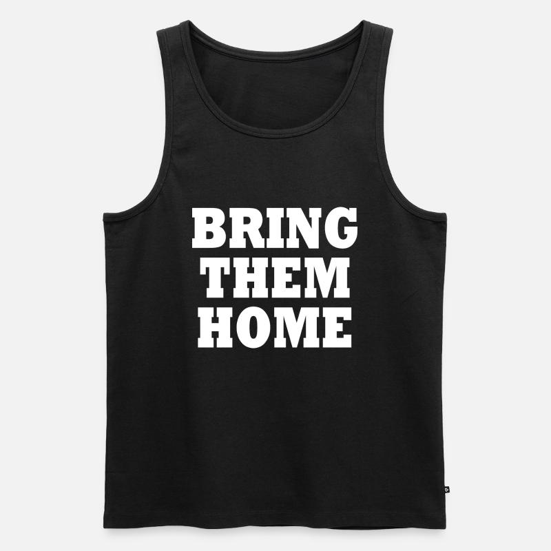 Bring them home - Männer Premium Bio Tank Top - Schwarz