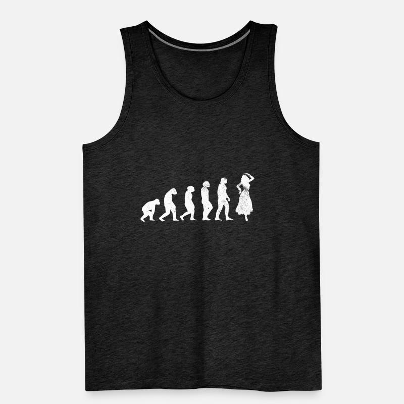 Dancing Belly Dance Evolution Men's Premium Organic Tank Top
