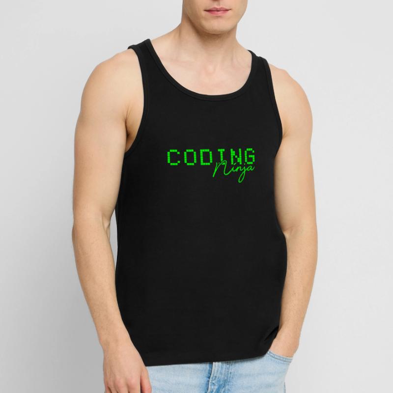 Code Coding Ninja Männer Premium Bio Tank Top