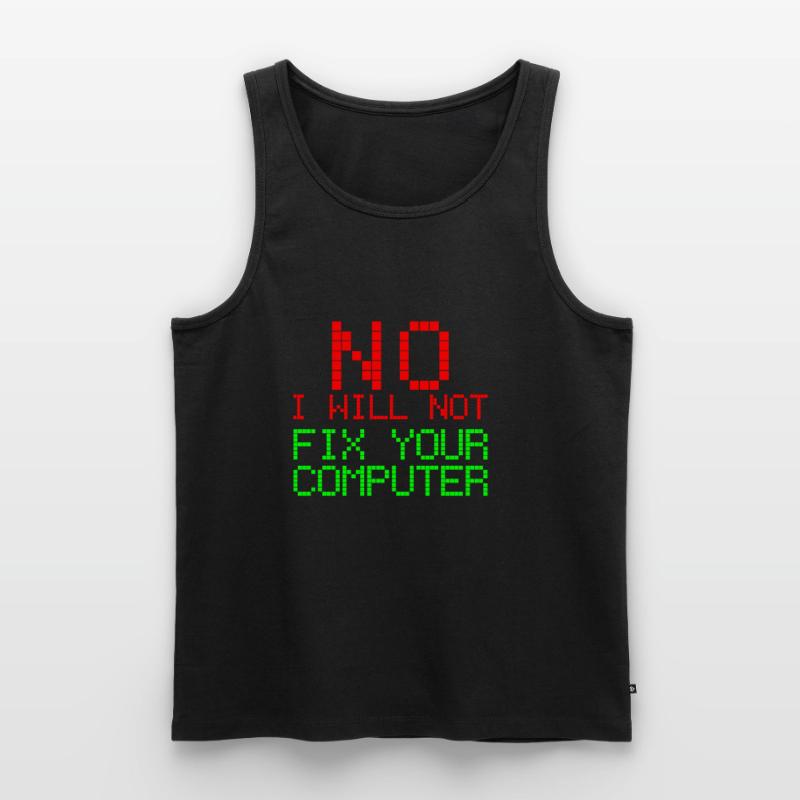 Informatik Software Engineer Programmer Code Männer Premium Bio Tank Top