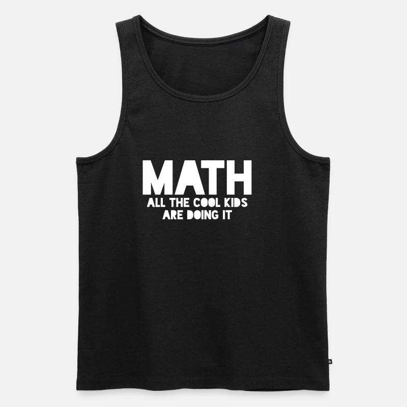 Math math - Men's Premium Organic Tank Top - black