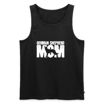 German Shepherd - Men's Premium Organic Tank Top - black - Front - Michal (187cm)