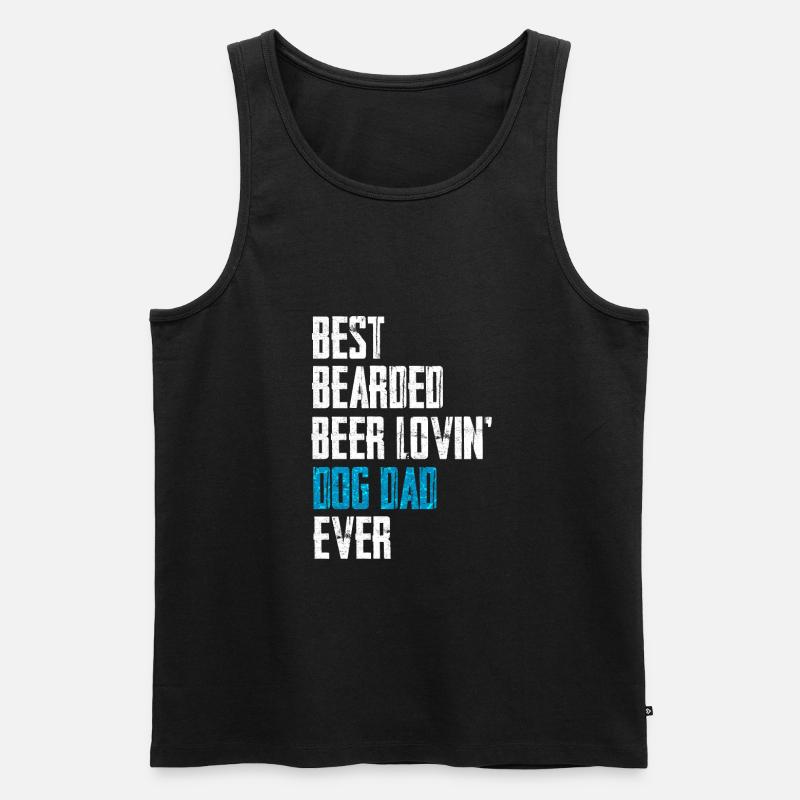 Hundehalter - Männer Premium Bio Tank Top - Schwarz