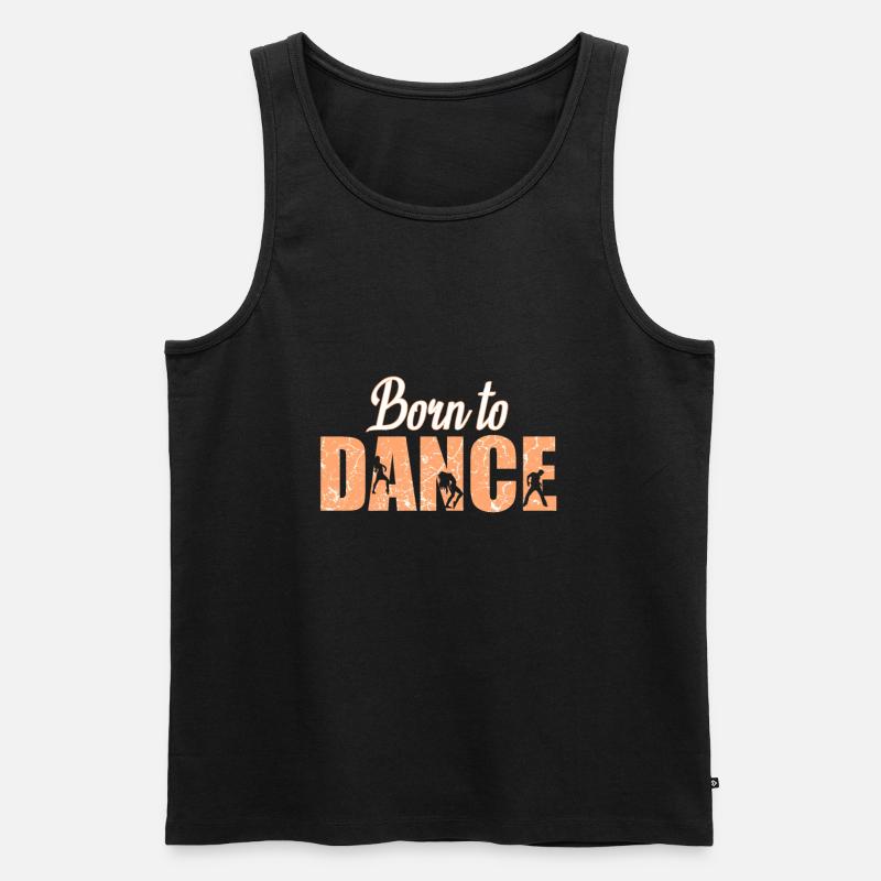 Tanzen - Männer Premium Bio Tank Top - Schwarz