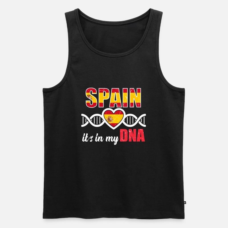 Spanien Spanier - Männer Premium Bio Tank Top - Schwarz