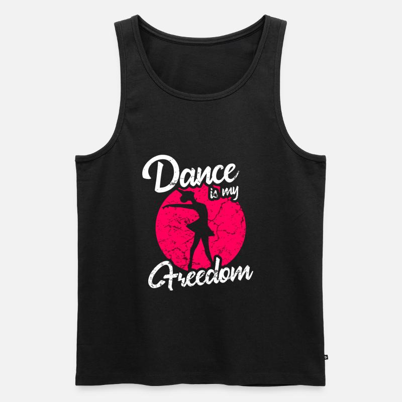 Tanzen Ballett - Männer Premium Bio Tank Top - Schwarz