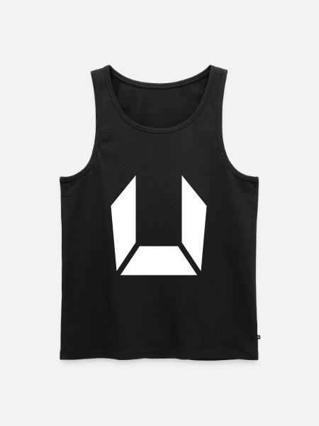Letter U Gamer - Men's Premium Organic Tank Top - black