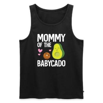 Avocat Bébé Grossesse Maman Du Babycado - Débardeur bio Premium Homme - noir - Devant - AI Model Male 178 light (178cm)