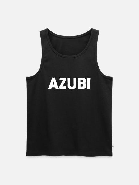 Azubi - Männer Premium Bio Tank Top - Schwarz