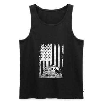 Off Roading QUAD ATV Apparel Off Road QUAD ATV - Männer Premium Bio Tank Top - Schwarz - Vorne - AI Model Male 178 light (178cm)