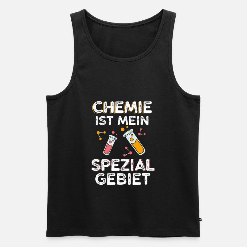 Chemie Lehrer - Männer Premium Bio Tank Top - Schwarz