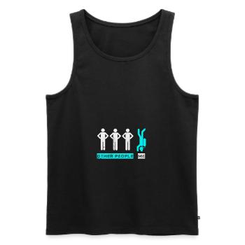 Diving Dive Diver ScubaDiving Cadeau de sports nautiques - Débardeur bio Premium Homme - noir - Devant - Michal (187cm)