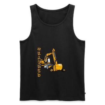 Bagger Power Shovel Kleinkind Digger Boys Geschenk - Männer Premium Bio Tank Top - Schwarz - Vorne - AI Model Male 178 light (178cm)