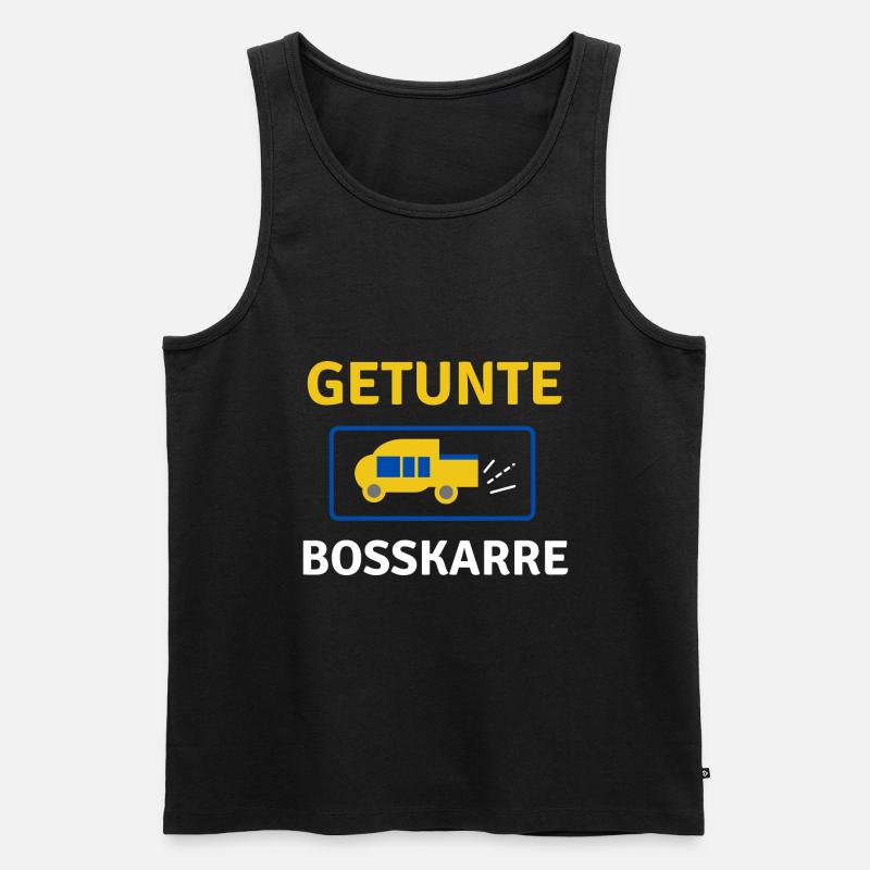 Getunte Bosskarre - Männer Premium Bio Tank Top - Schwarz