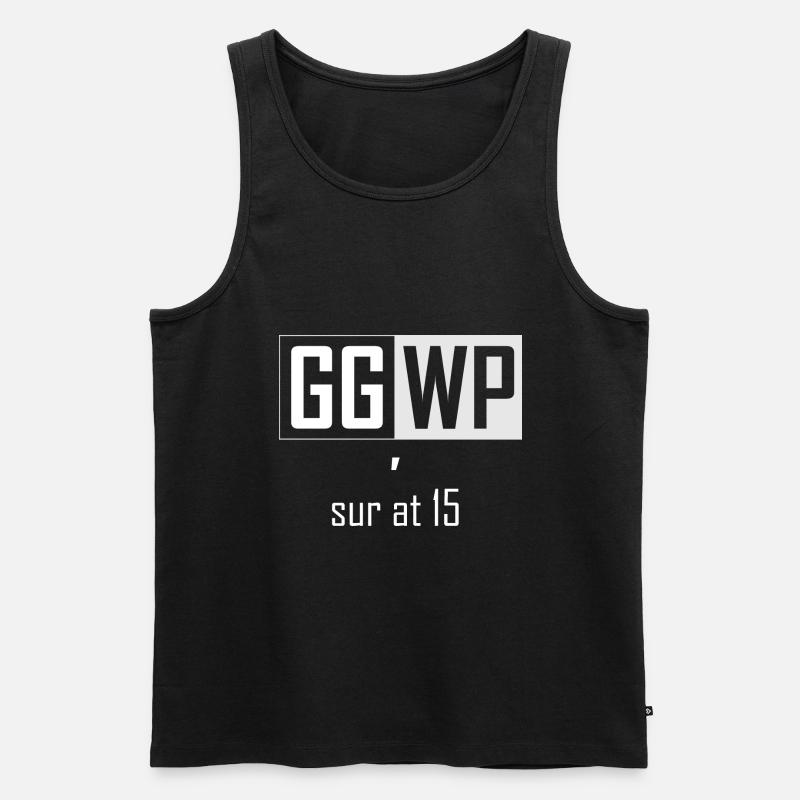 GGWP - SUR UM 15 - Männer Premium Bio Tank Top - Schwarz