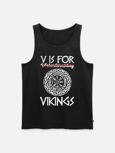Cadeau Viking de la Saint-Valentin - Débardeur bio Premium Homme - noir