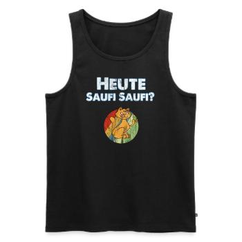 Bachelor Party Drinking Drinking Party Celebrations - Men's Premium Organic Tank Top - black - Front - Michal (187cm)