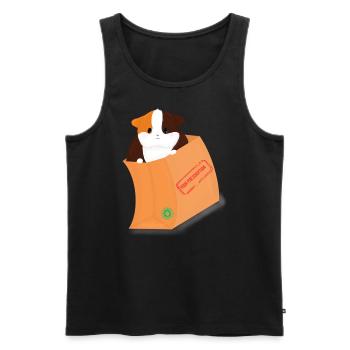Guinea Pig Your Prescription - Men's Premium Organic Tank Top - black - Front - AI Model Male 178 light (178cm)