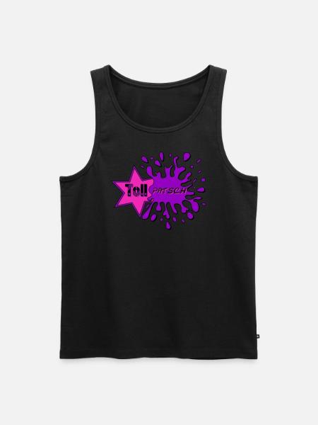 Tollpatsch 3.0 - Männer Premium Bio Tank Top - Schwarz