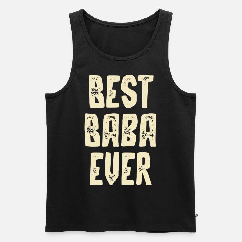 Best Baba Ever - Männer Premium Bio Tank Top - Schwarz