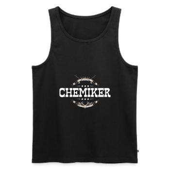 Chemiker Beruf - Männer Premium Bio Tank Top - Schwarz - Vorne - Michal (187cm)