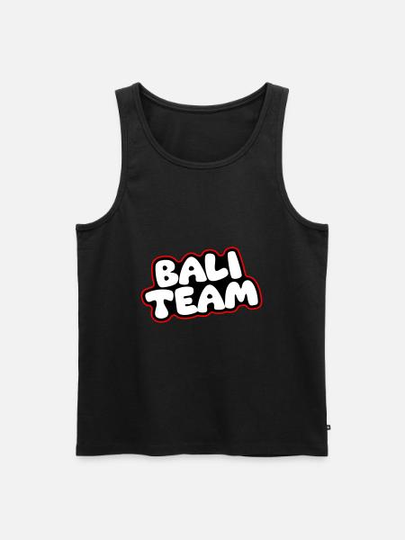 Bali Team - Männer Premium Bio Tank Top - Schwarz