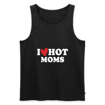 Ich heiße Mütter - Männer Premium Bio Tank Top - Schwarz - Vorne - AI Model Male 178 light (178cm)