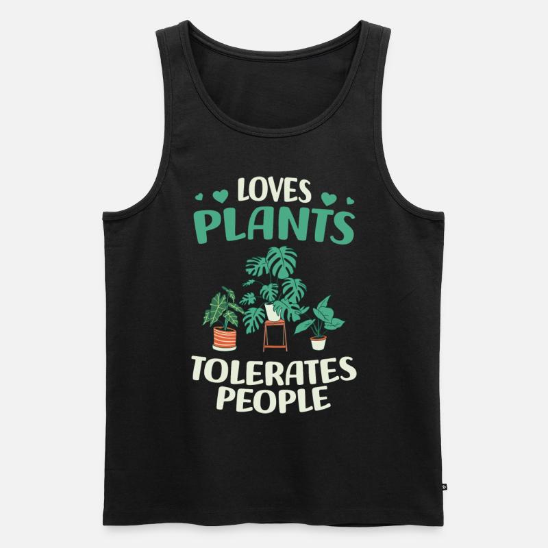 Hobbygärtner - Männer Premium Bio Tank Top - Schwarz