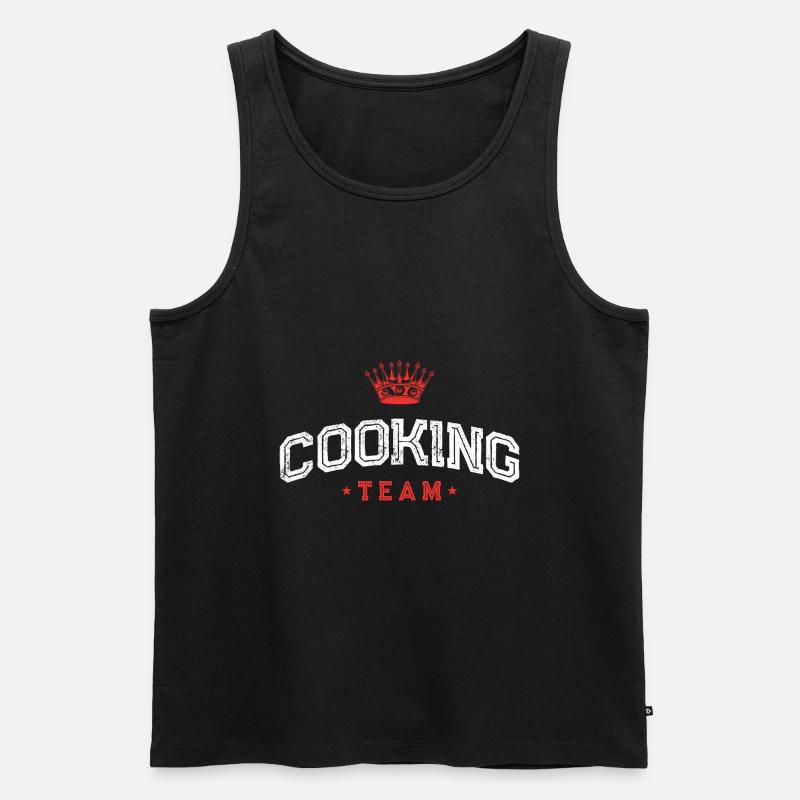 Équipe de cuisine Cuisson Cuisson - Débardeur bio Premium Homme - noir