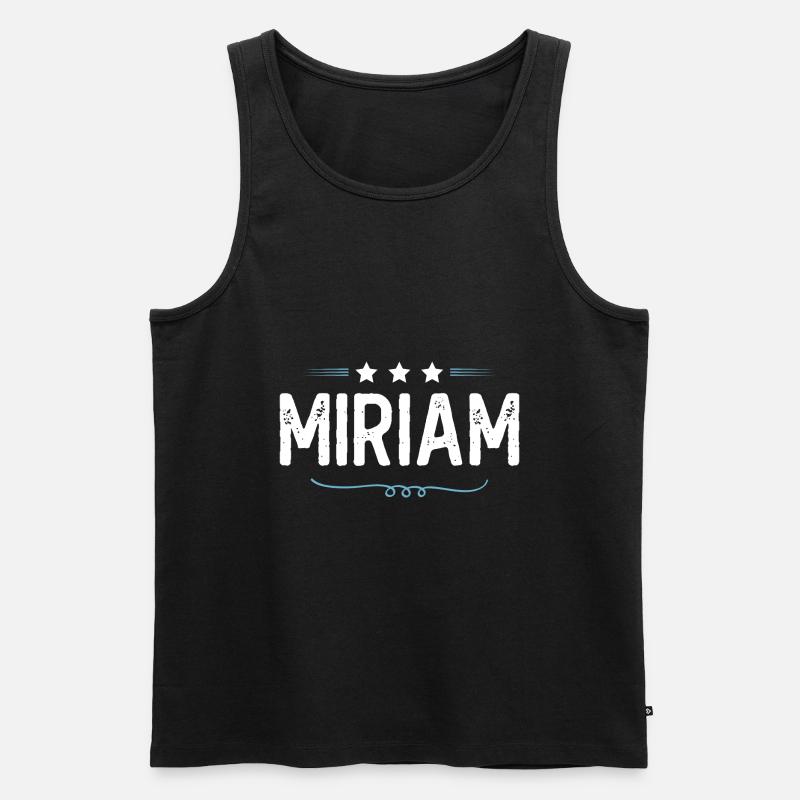 Miriam - Männer Premium Bio Tank Top - Schwarz