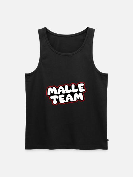 Malle Team - Men's Premium Organic Tank Top - black