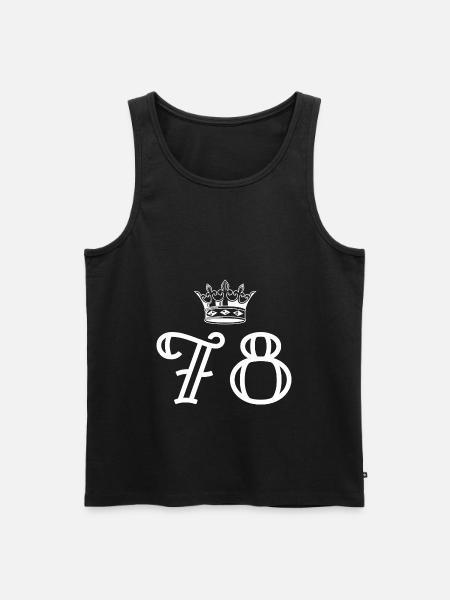 78 Couronne numérique - Débardeur bio Premium Homme - noir