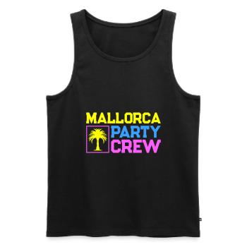 Mallorca Party Crew - Débardeur bio Premium Homme - noir - Devant - Michal (187cm)