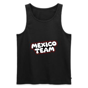 Mexico Team - Men's Premium Organic Tank Top - black - Front - Michal (187cm)