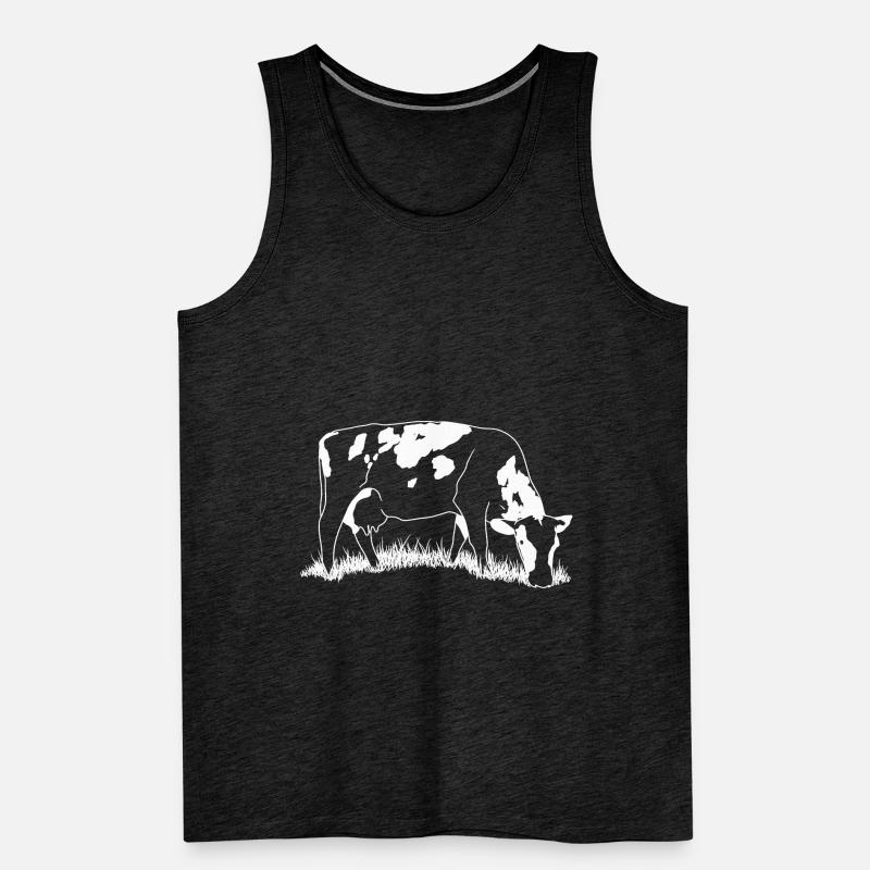 cow Men's Premium Organic Tank Top