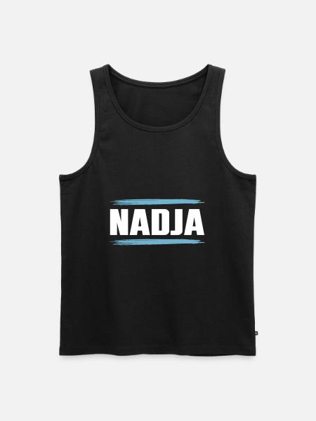 Nadja - Men's Premium Organic Tank Top - black